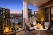 LuxuryLondonStays Luxury Penthouse 2Bed 2Bath 2Balcony London Eye & River Views with GYM AC