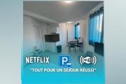 Quiet Netflix Parking Quick access to Paris