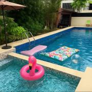 Near T1 Airpor, Garden with 20m Pool Villa, Family & Group Event & KTV