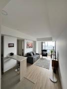 Hermoso apartaestudio a pasos de el cable, excelente ubicación cerca de todo