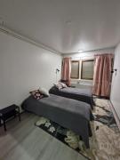 100 sqm apartment with sauna, free parking