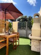 Monolocale Mare e Città Giardino con Barbecue