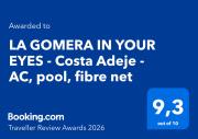 LA GOMERA IN YOUR EYES - Costa Adeje - AC, heated pool, fibre net