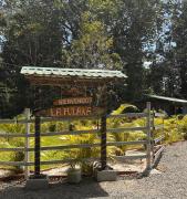 Cabin in the woods with jacuzzi, terrace and campfire