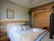 Loft novo no Parque Una com colchão massageador