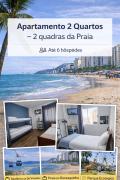 2 quadras da praia - Apto completo em São Vicente ideal para família e trabalho
