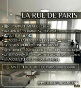 Rue de Paris - Plage Saint Germain - vue sur mer -