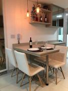 Flat Aconchegante 1Q com Churrasqueira e Garagem