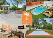 Resort Style Backyard Pool Sport Court Putt Putt