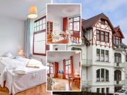 Ahlbeck, Villa Medici - seitlicher Meerblick