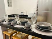 Vista mar no coração de Praia Grande Ar condicionadogaragem