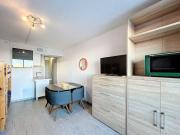 Studio rénové Pied des pistes Balcon WIFI gratuit - FR-1-267-341