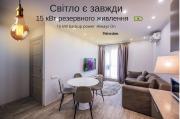 3-143 Central Park, John McCain 7, Kyiv centre, fantastic city view, 15 kW backup power, Petrovdom Apartment