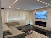 Modern 3BR Apartment with Fireplace, Miele Kitchen and Balcony