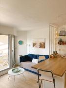 Le BULOT BLEU - 2 vacanciers - 1 chambre - Terrasse - 2 vélos - Parking - Plages et Commerces à pied