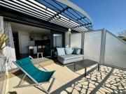 Appartement plage, piscine, balcon, animaux, parking - FR-1-194-201