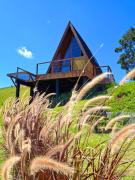 Cabana Quatro Estações - Luxo A-Frame com claraboia e ofurô