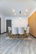 celestial three bedroom apartment with swimming pool, equipped gym ample parking space children playing ground and amazing scenic views