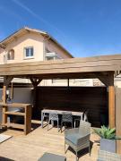 Maison cosy, 100m des plages, wifi, parking privé