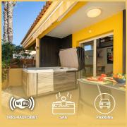 Villa spa prive 4p - terrasse - parking - Climatisation - Cap Agde Naturiste