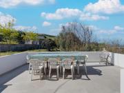 Villa with sea view terrace and air conditioning
