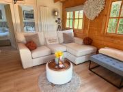 Caban Y Tan Dderwen with private Wood Fired Hot Tub