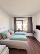 Fewo Mia - Zentrale CityWohnung - 4 Schlafmöglichkeiten - Küche - Ideal für Familien Offen