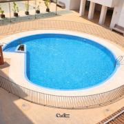 Cadizz Puerto Descanso terrace, pool, and parking