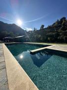 Panoramic Mountain A-Frame Cabin Retreat with Fireplace in Limassol, Cyprus