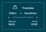 Tallink ferry - Baltic Queen Tallinn to Stockholm