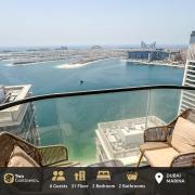 LUX Bright 2BR with Palm Jumeirah Views