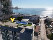 Apartamento Hermoso a 1 Cuadra de la Playa en Mazatlán con Alberca y Balcón