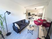 Appartement T2 avec grand jardin, parking et garage, a deux pas de la plage