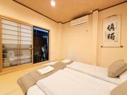 Next to Namba Station 4 minutes Direct airport access Tsutenkaku Shinsaibashi Umeda USJnew Japanese-style 2 bedrooms1 kitchen1 toilet1 bathroom Sleeps 5