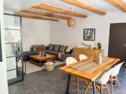 Premium Loft in heart of village exterior AC