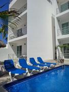 B3 Condo con terraza privada y jacuzzi a metros de la playa