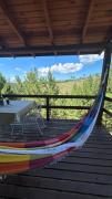Cabaña de montaña con pileta en hermoso predio
