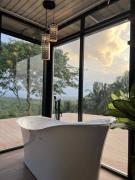 Glass Cabin w Hot Tub and Wi-Fi