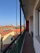 Spectacular view of the rooftops of Milan