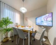 New 4BR 2BA at Gongdeok AREX, 10 Pax Groups, 1F, Luggage