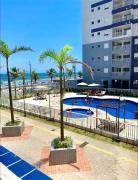 Mongaguá brisas do mar- Apartamento pé na areia