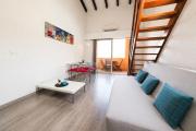 Grand studio Mezzanine sur la plage