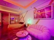 Studio luxe LAphrodite C49 avec terrasse vue mer au village naturiste Héliopolis