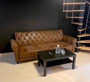 Industrial-Design Loft - king-Size Bed