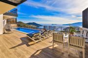Luxury villa with private pool, sea views, and sauna