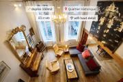 Iconic Lyon Duplex Canut Soul, Croix-Rousse Steps from Metro