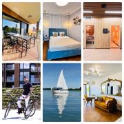 Pratum Pink&Blue Mikołajki - Apartament 37 Stone&Wood