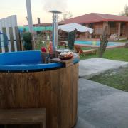 Cabaña con tinaja