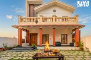 StayVista at Bean and Brick Villa with Bonfire & Garden
