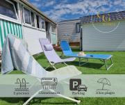 MH218 Mobil-home, CLIM, Piscines, 2km plages
